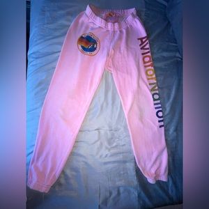Aviator Nation Venice California Sweatpants - Neon Pink
